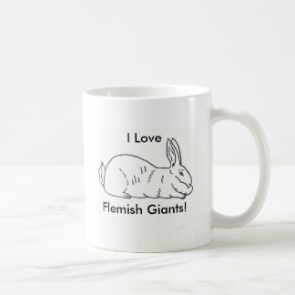 Flemish Giant Rabbit Coffee Mug - Cup