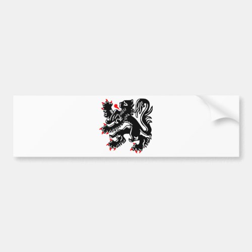 Flemish Lion Bumper Sticker