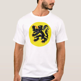 Flemish Lion from Flanders t-shirt big badge