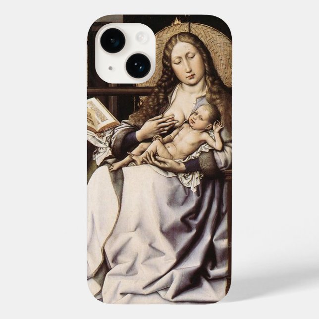 Flemish Renaissance Virgin and Child Case-Mate iPhone Case (Back)