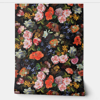 Flemish Vintage Dark Night Romanticism  Wallpaper Wallpaper