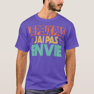 Flemmard Humor Motivation Vs Procrastination J'ai T-Shirt
