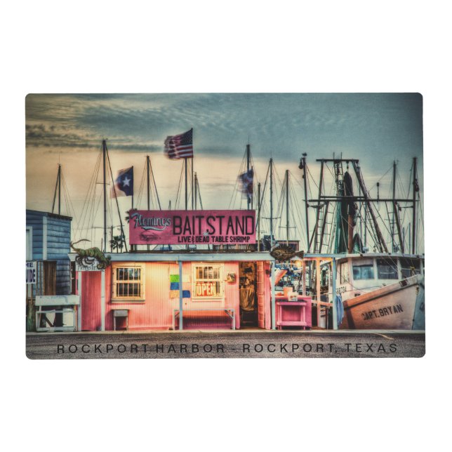 "Flemmings Bait Stand" Placemat (Front)