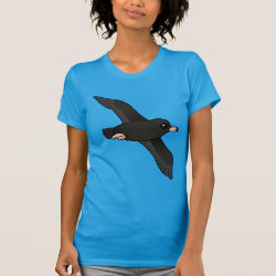 Flesh-footed Shearwater (flying) Women's American Apparel Fine Jersey Short Sleeve T-Shirt