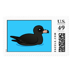 Flesh-footed Shearwater (swimming) Large Stamp 2.5