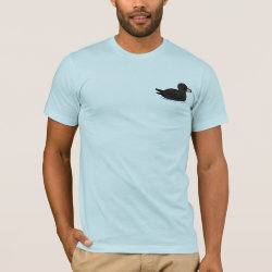 Flesh-footed Shearwater (swimming) Men's Basic American Apparel T-Shirt