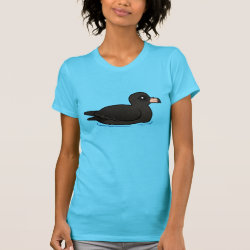 Flesh-footed Shearwater (swimming) Women's American Apparel Fine Jersey Short Sleeve T-Shirt