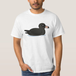 Flesh-footed Shearwater (swimming) Men's Crew Value T-Shirt