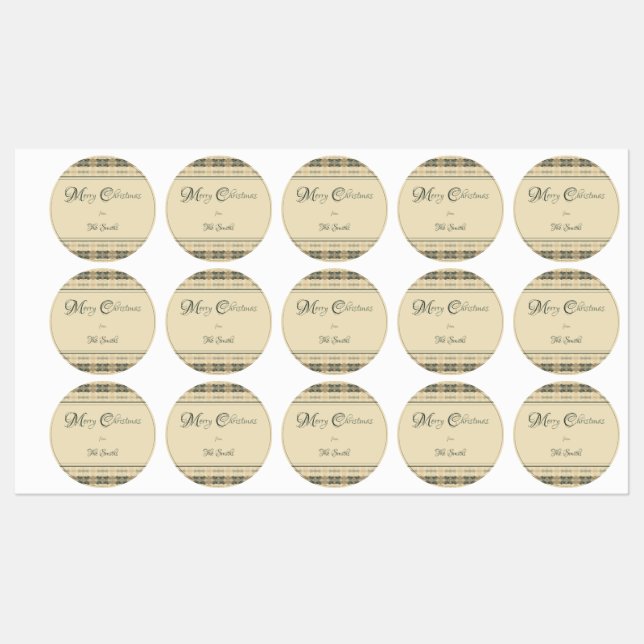 Fletcher Christmas Food Labels (Sheet)