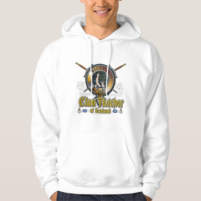 Fletcher Clan Badge Hoodie (Front)