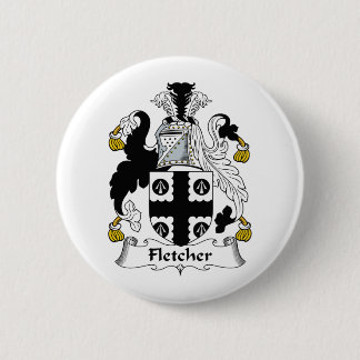 Fletcher Family Crest Pinback Button