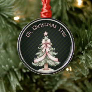 Fletcher of Dunans Scottish Tartan Christmas Metal Ornament