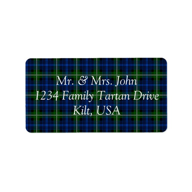 Fletcher Tartan Label (Front)
