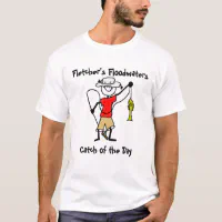 Fisherman shirt, Papa's Best Catch Personalized Shirt Grandf