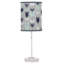 Fletching Arrow Lamp - Navy, Mint and grey