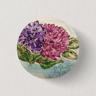 Fleur and Fleur Pinback Button