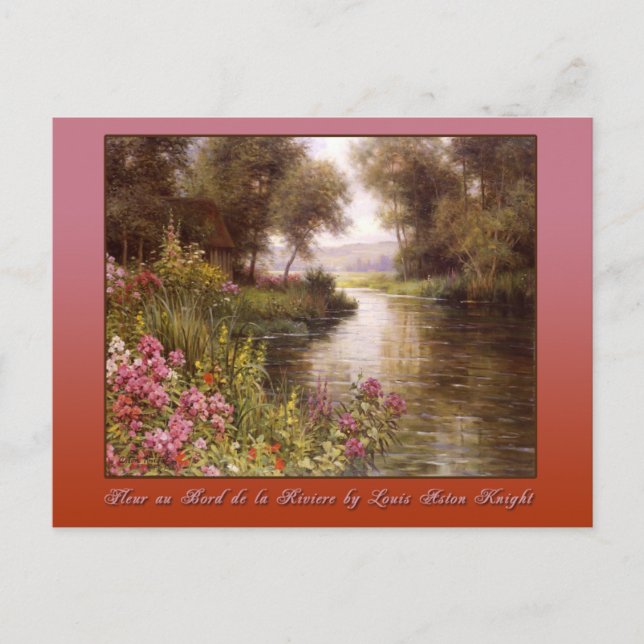 Fleur au Bord de la Riviere Postcard (Front)