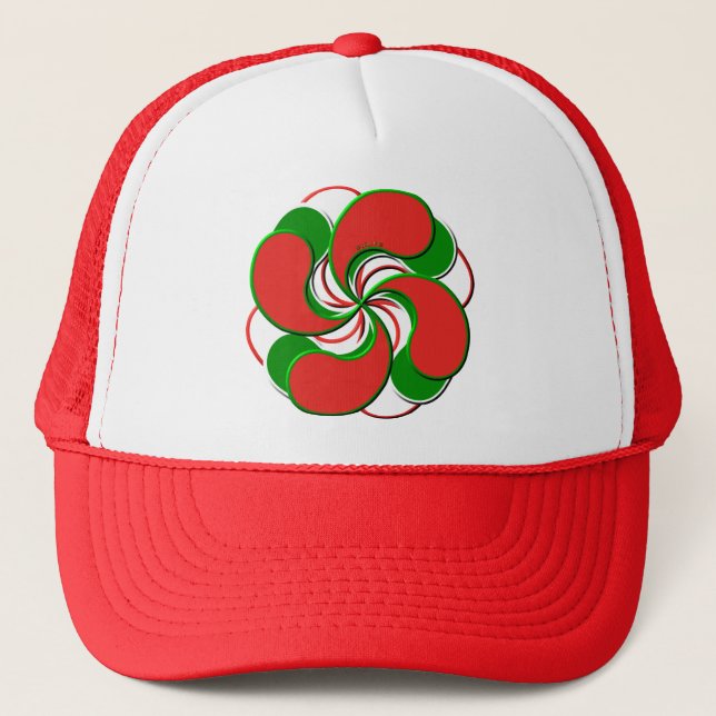 fleur basque trucker hat (Front)