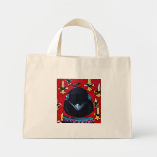 fleur d crows mini tote bag