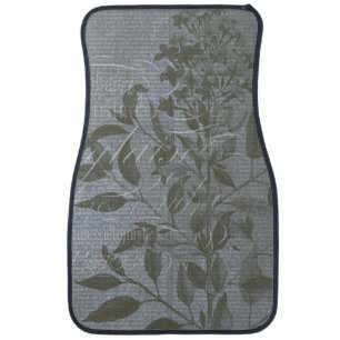 Fleur de Bleu I Car Floor Mat
