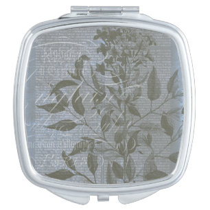 Fleur de Bleu I Compact Mirror