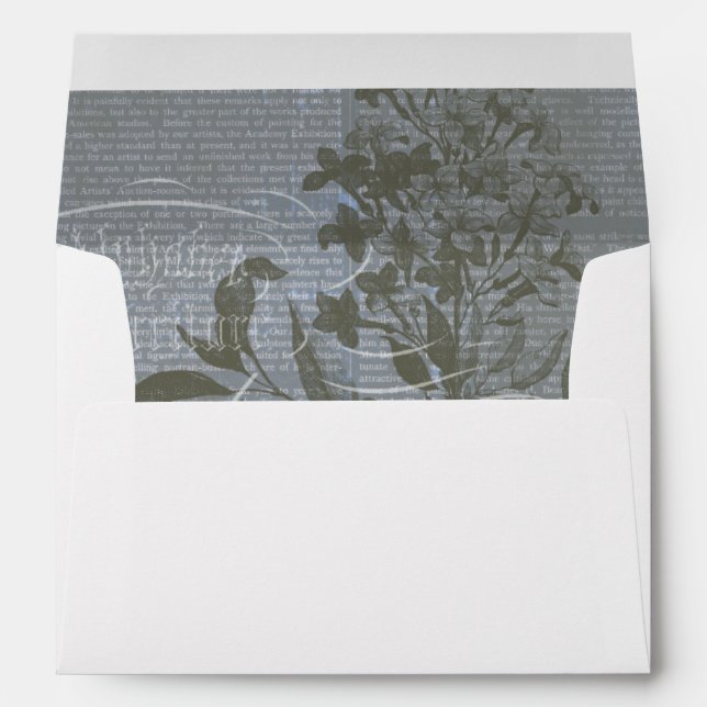 Fleur de Bleu I Envelope (Back (Bottom))