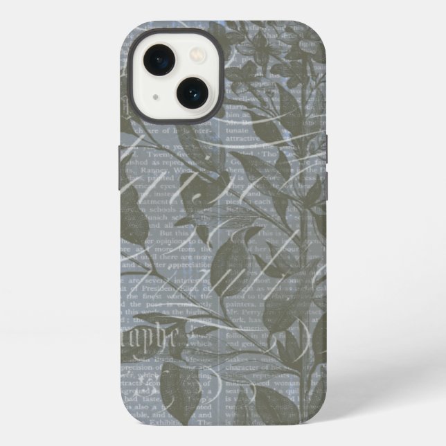 Fleur de Bleu I Iphone Case (Back)