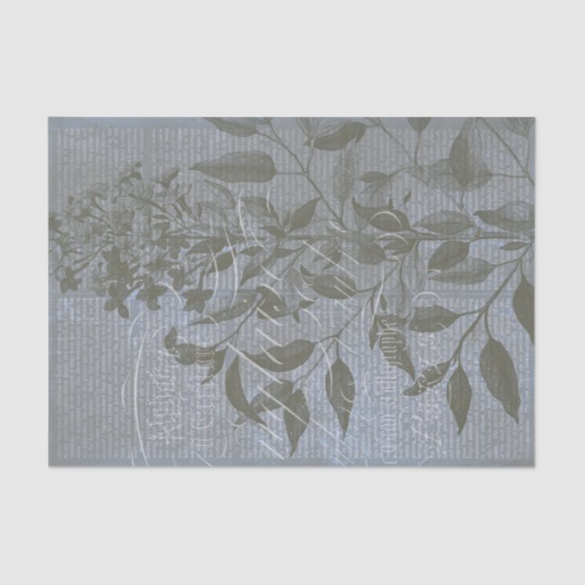 Fleur de Bleu I Tissue Paper (Front)