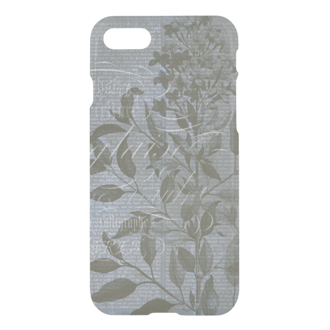 Fleur de Bleu I Uncommon iPhone Case (Back)
