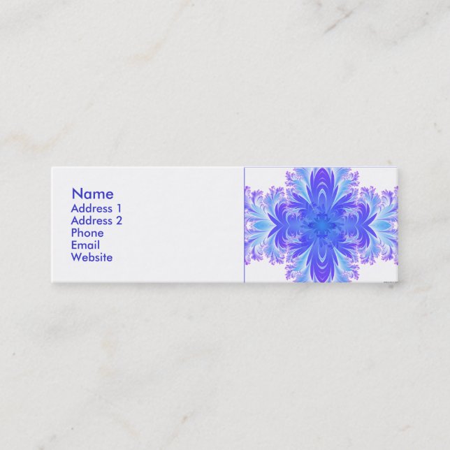 Fleur de Croix V Mini Business Card (Front)