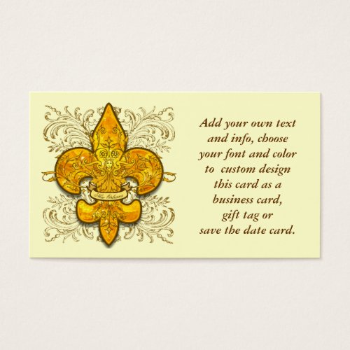 Fleur de Guardian Business Card Template