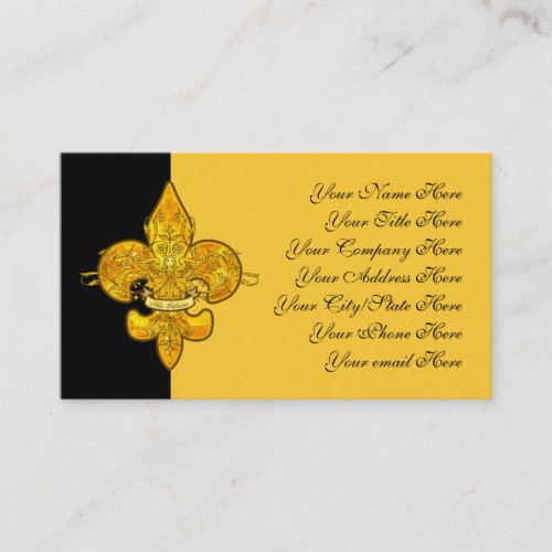 Fleur de Guardian Business Cards