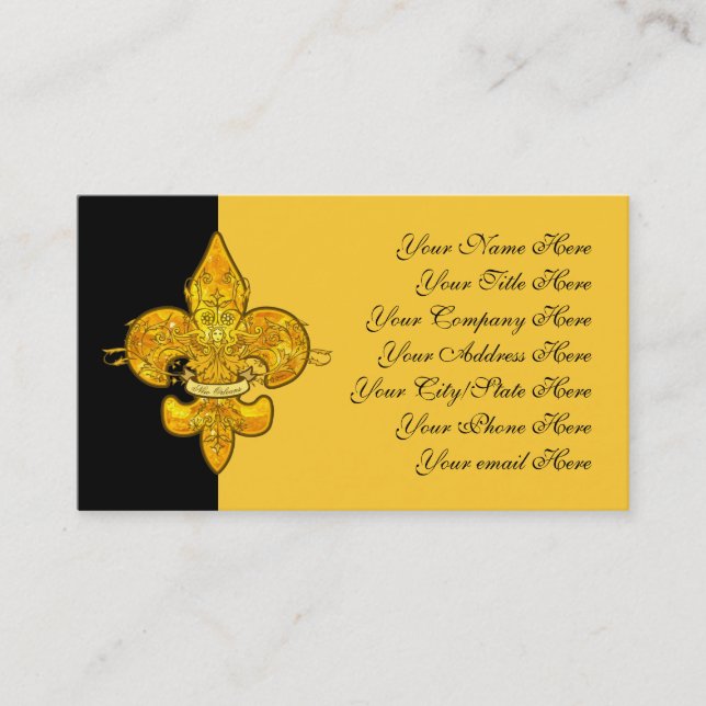 Fleur de Guardian Business Card (Front)