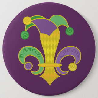 Fleur de Jester Pinback Button