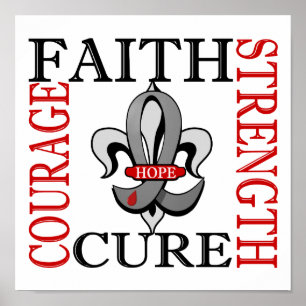 Fleur De Lis 3 Diabetes Poster