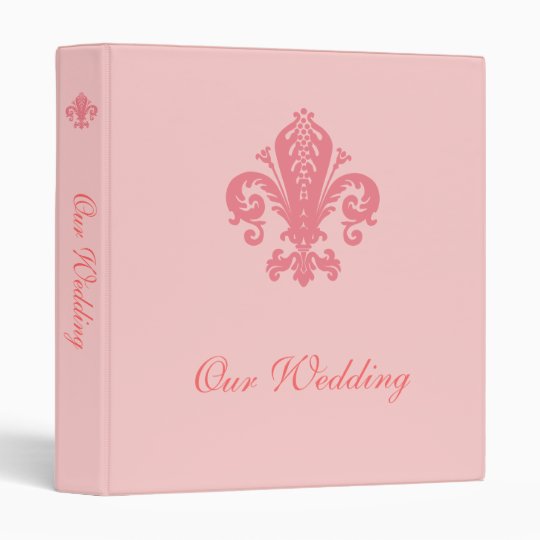 Fleur-de-lis 3 Ring Binder