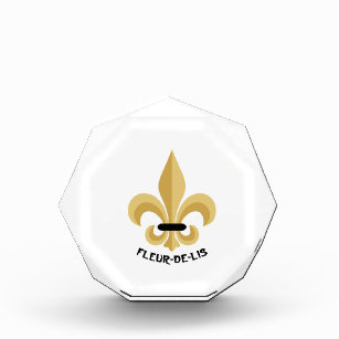 Fleur-De-Lis Acrylic Award