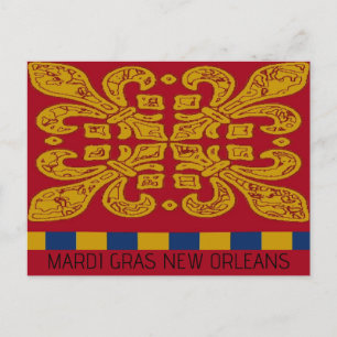 Fleur De Lis, add text, Postcard