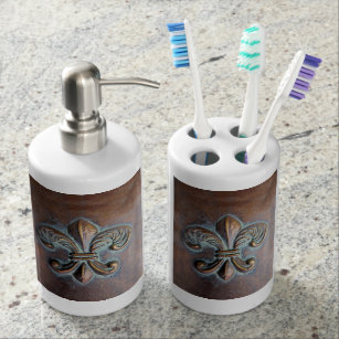 Fleur De Lis Bath Accessory Sets Zazzle