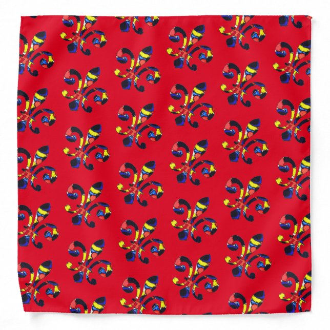 Fleur De Lis Bandana (Front)