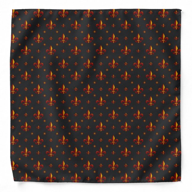Fleur De Lis Bandana (Front)