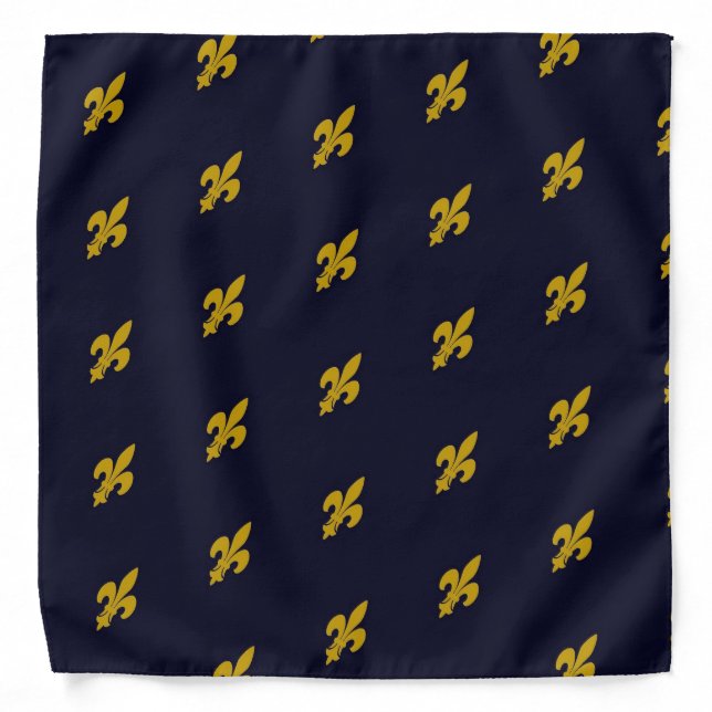 Fleur De Lis Bandana (Front)