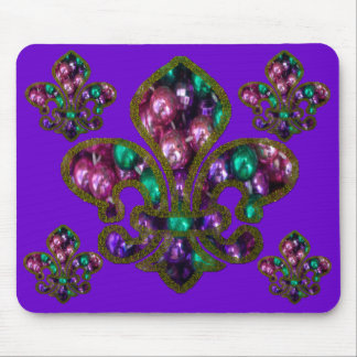 fleur de Lis beads mousepad