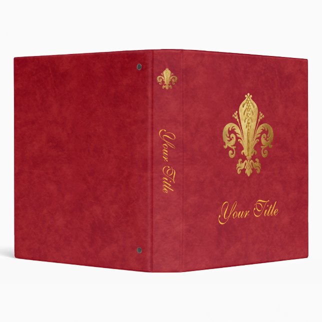 Fleur-de-lis Binder (Background)