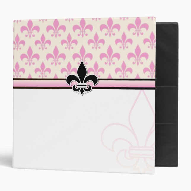 Fleur de Lis Binder (Front/Inside)