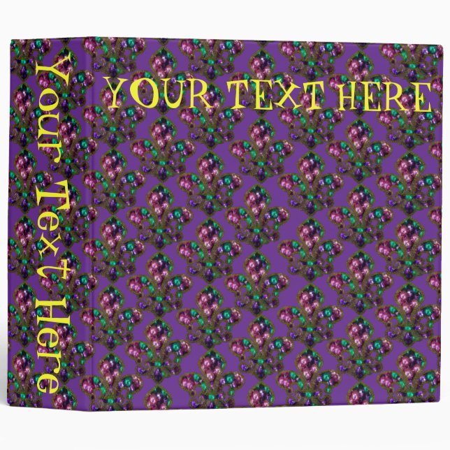 Fleur de Lis Binder (Front/Spine)