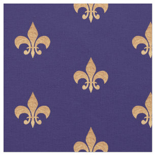 Coral Fabric by the Yard, Checkered Pattern with of Fleur De Lis Royal  French Lily Flower, Decorative Upholstery Fabric for Chairs & Home Accents,  3