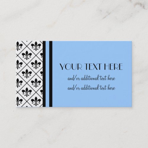 Fleur De Lis Border Business Cards