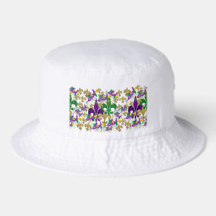 Fleur de lis bucket hat