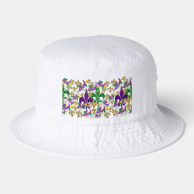 Fleur de lis bucket hat  (Front)